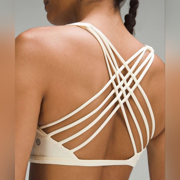 Lululemon Free To Be Wild Bra (Lemon Sorbet) Size 6 - Picture 1 of 13